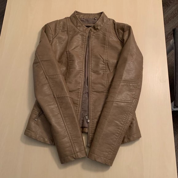 Vegan Leather Moto Jacket - Picture 1 of 5